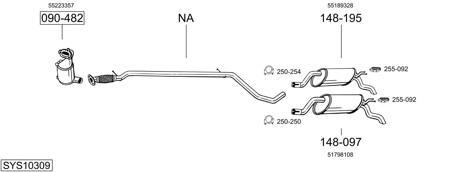 Изпускателна система BOSAL               