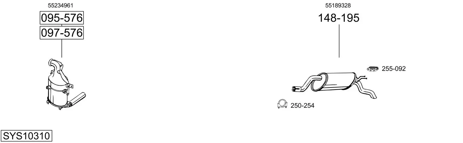 Изпускателна система BOSAL               