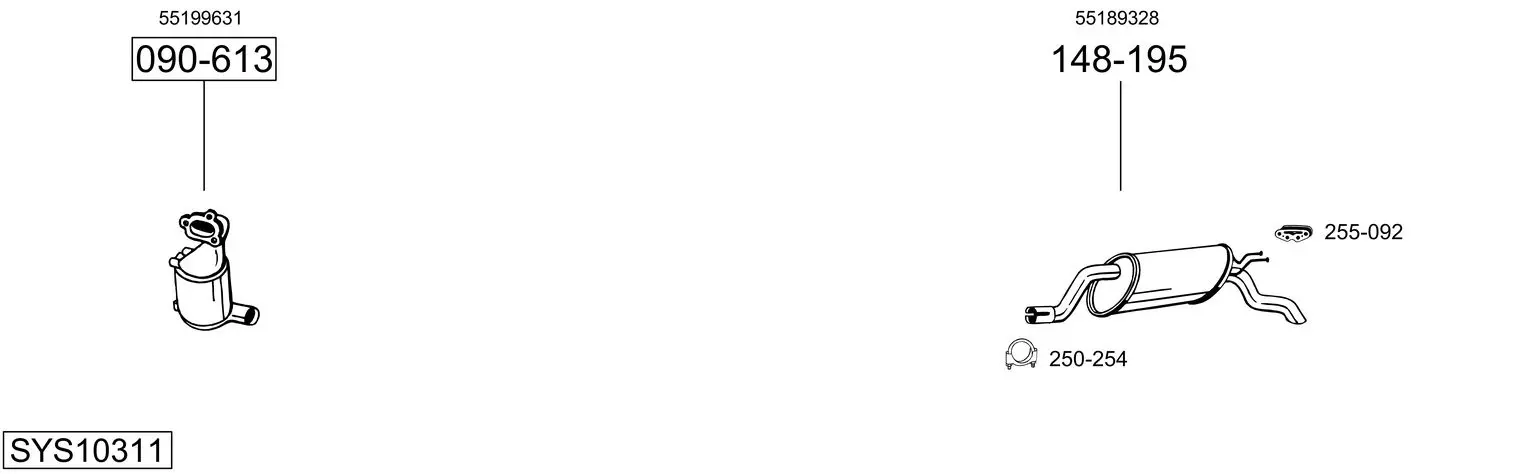 Изпускателна система BOSAL               