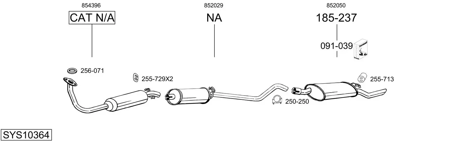 Изпускателна система BOSAL               