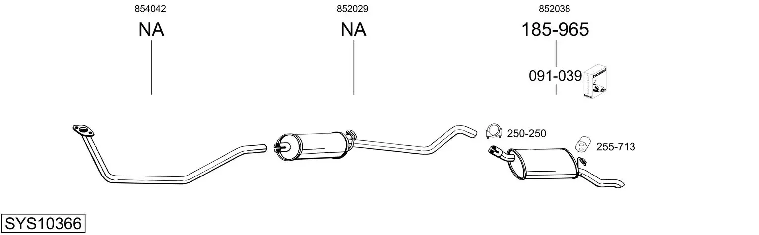 Изпускателна система BOSAL               