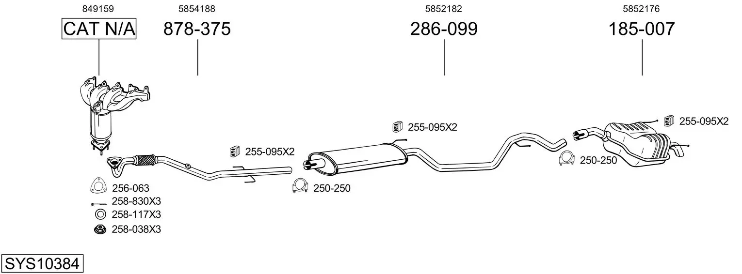 Изпускателна система BOSAL               