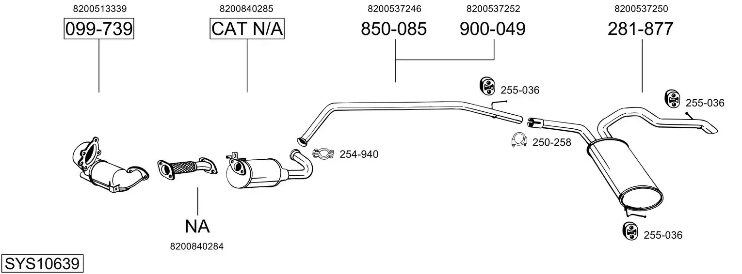 Изпускателна система BOSAL               