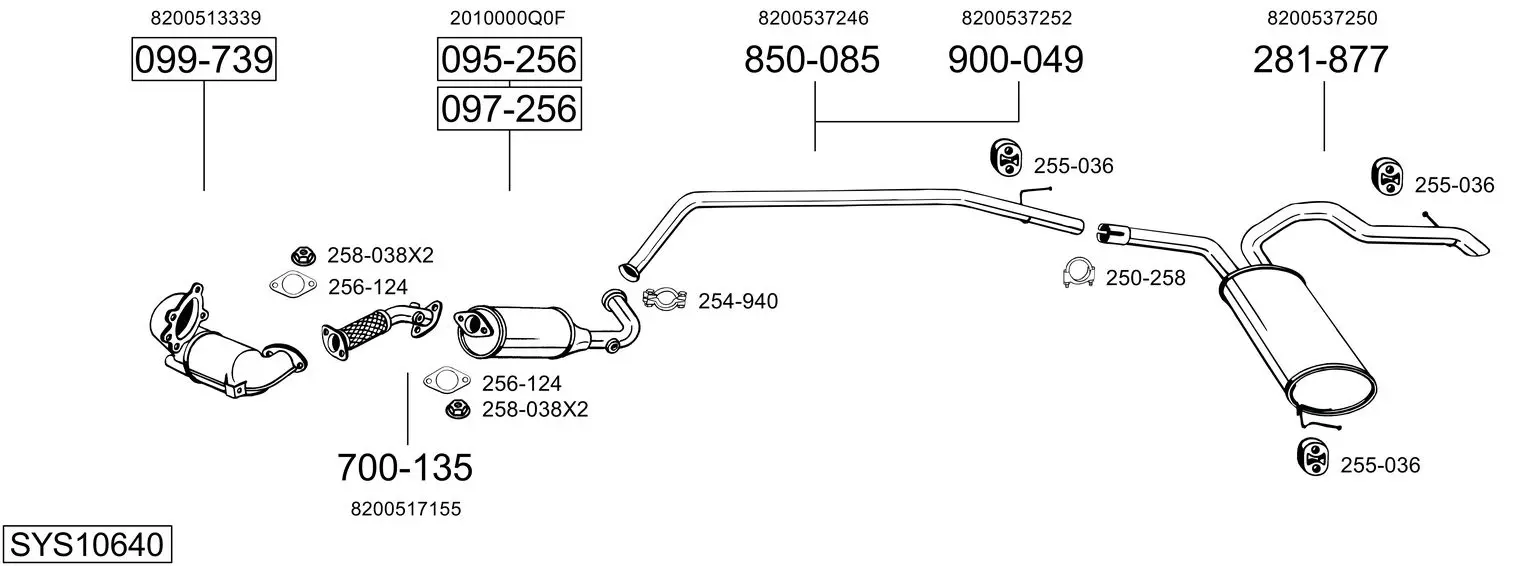 Изпускателна система BOSAL               