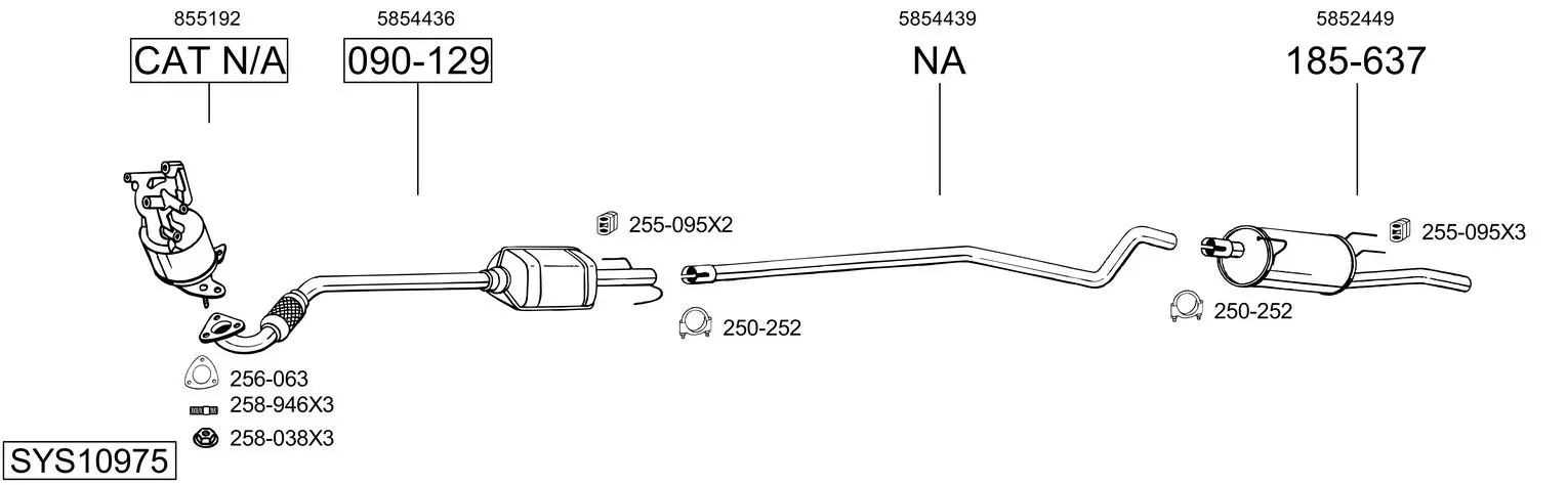 Изпускателна система BOSAL               