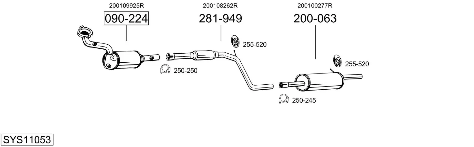 Изпускателна система BOSAL               