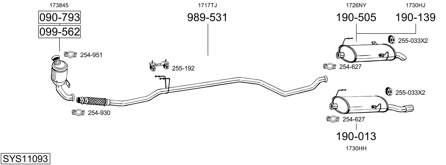 Изпускателна система BOSAL               