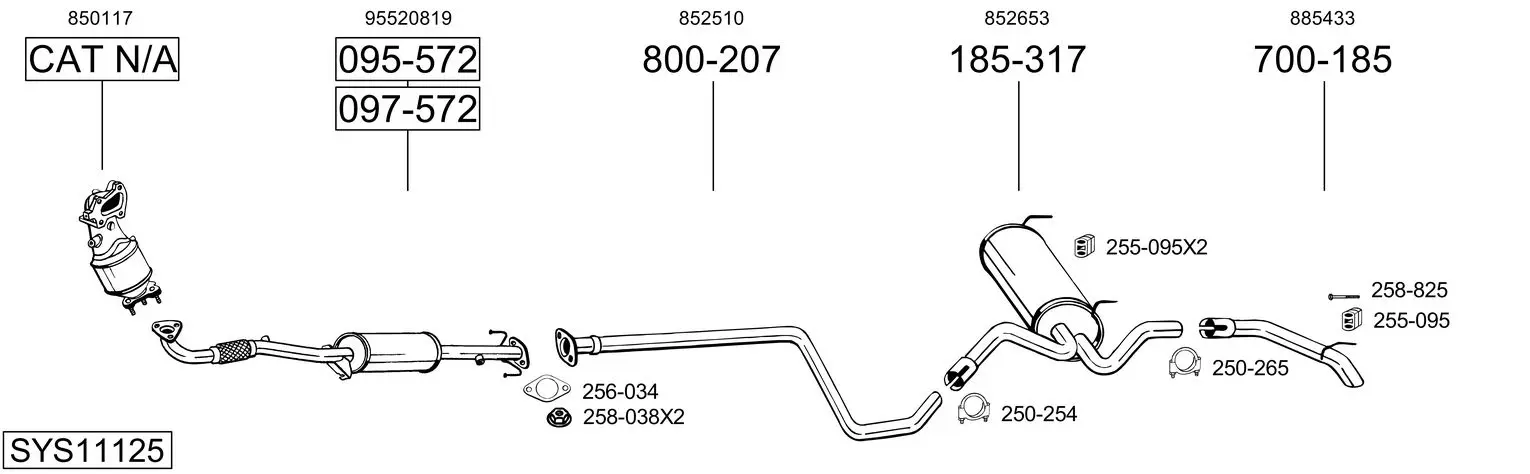 Изпускателна система BOSAL               