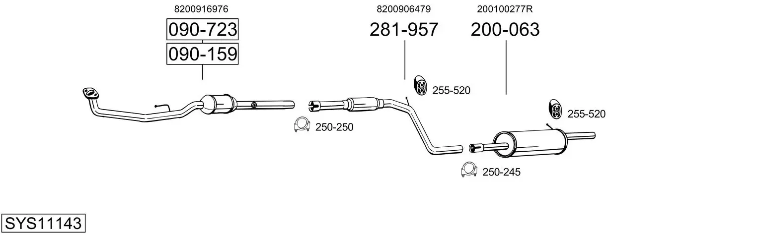 Изпускателна система BOSAL               