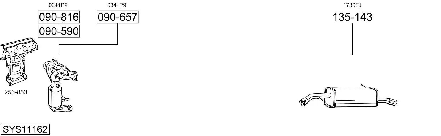 Изпускателна система BOSAL               