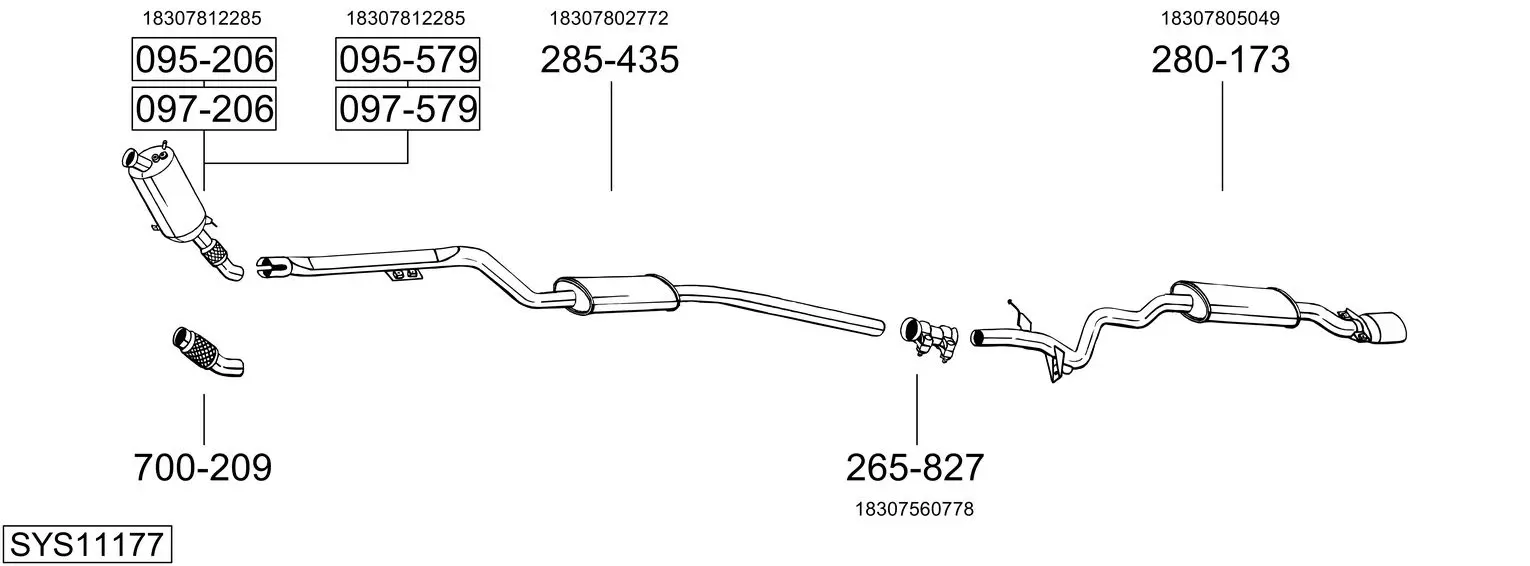 Изпускателна система BOSAL               