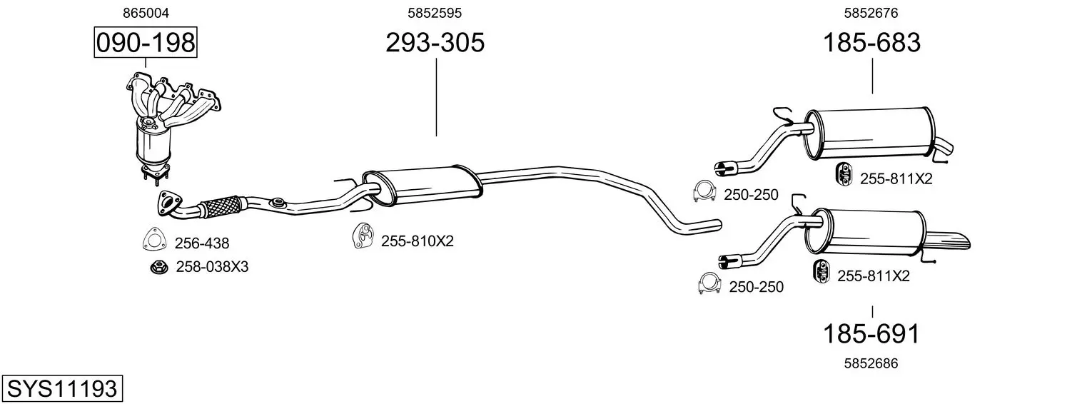 Изпускателна система BOSAL               