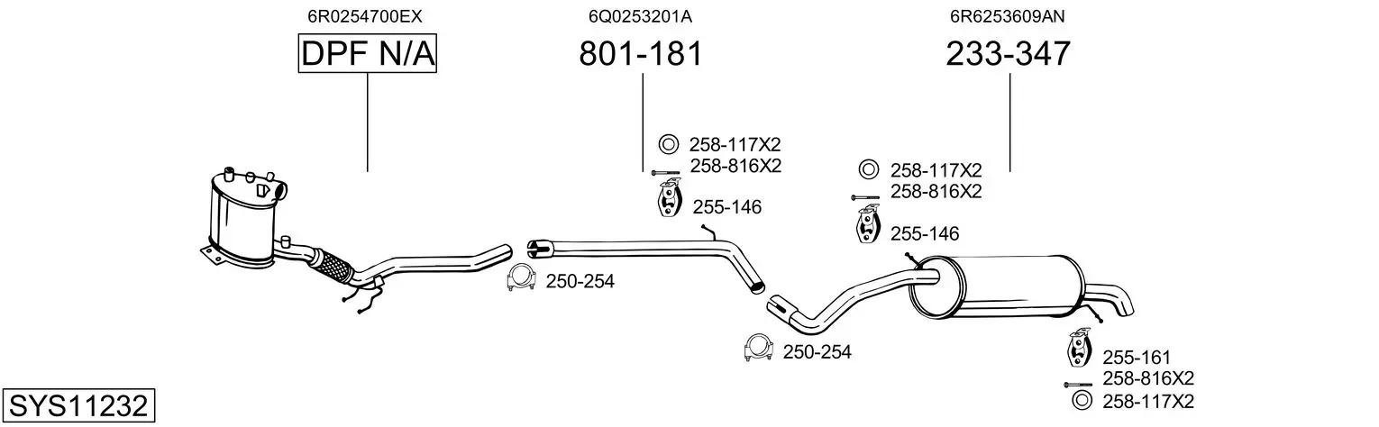 Изпускателна система BOSAL               