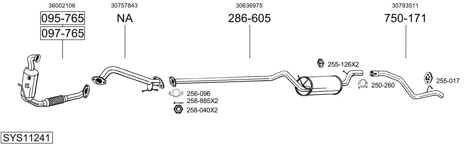 Изпускателна система BOSAL               