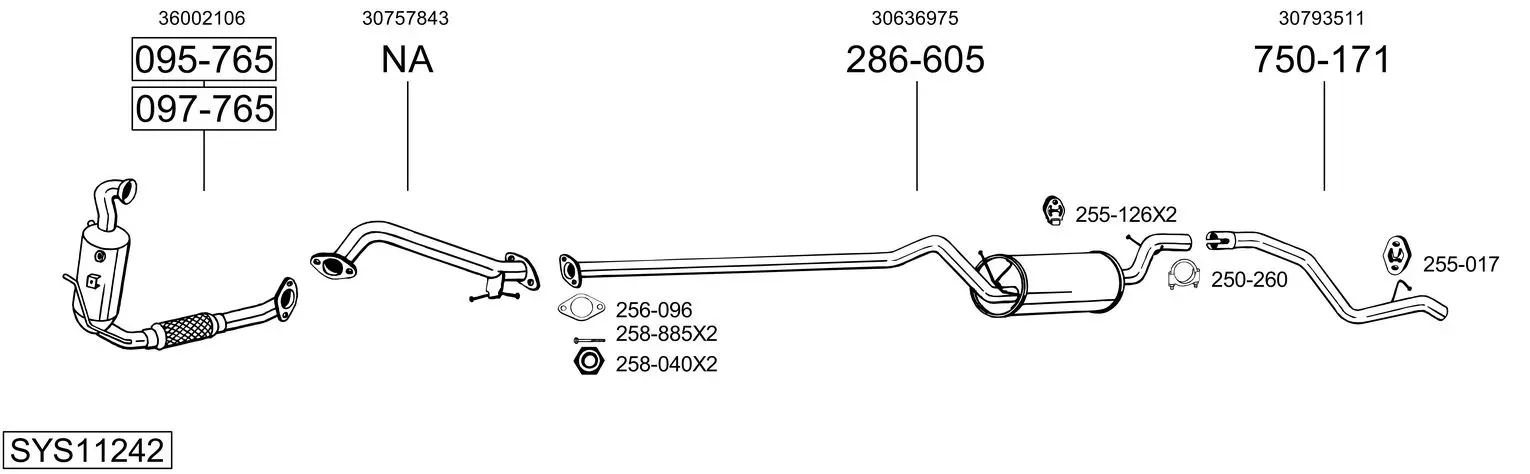Изпускателна система BOSAL               