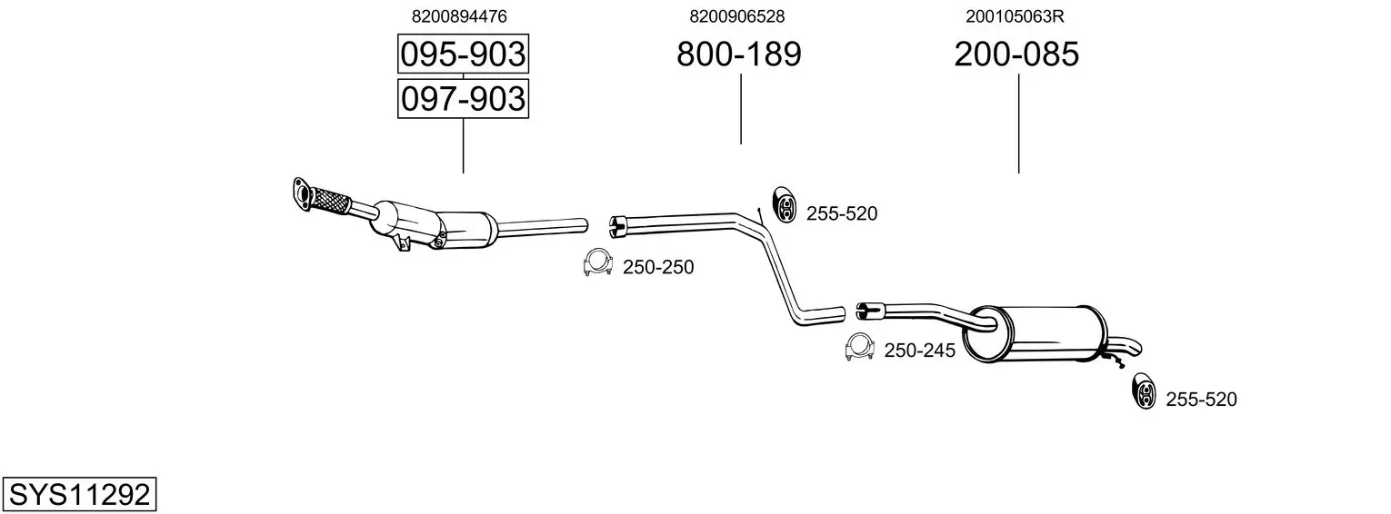 Изпускателна система BOSAL               