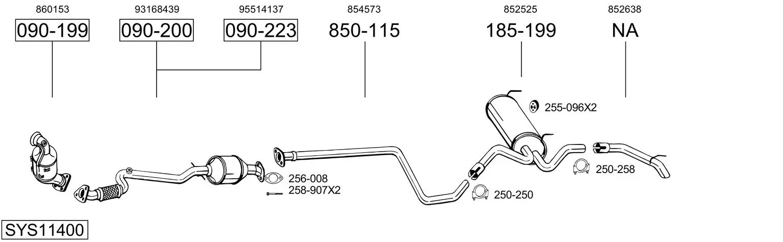 Изпускателна система BOSAL               
