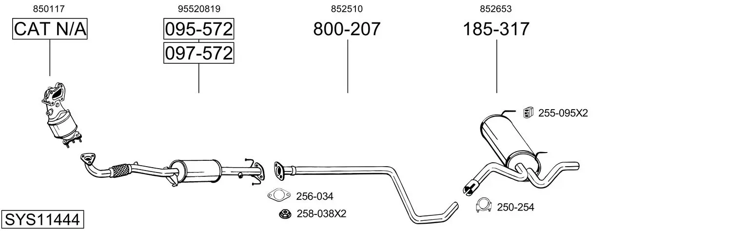 Изпускателна система BOSAL               
