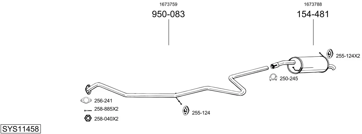 Изпускателна система BOSAL               