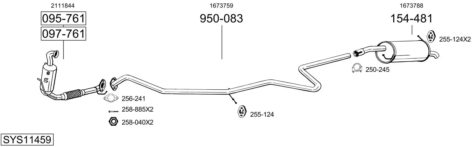Изпускателна система BOSAL               