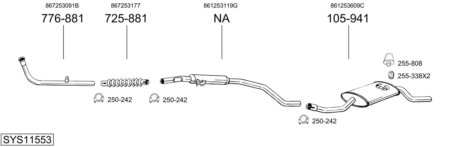 Изпускателна система BOSAL               