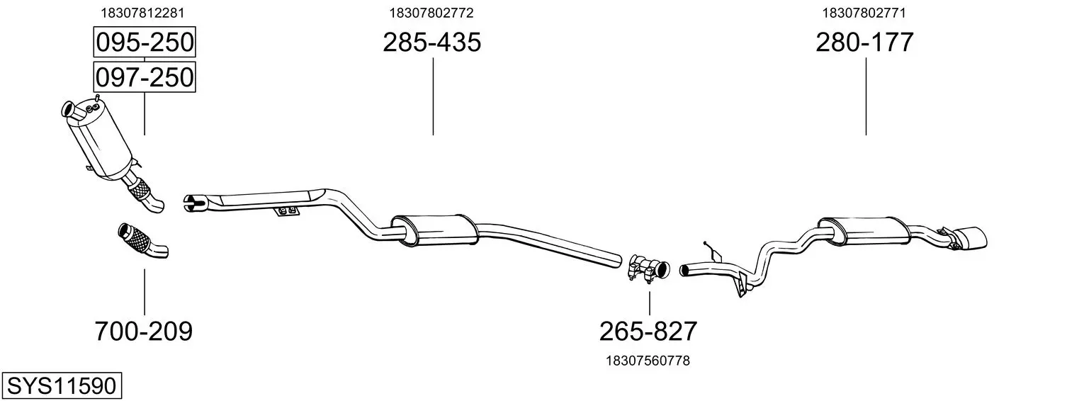 Изпускателна система BOSAL               