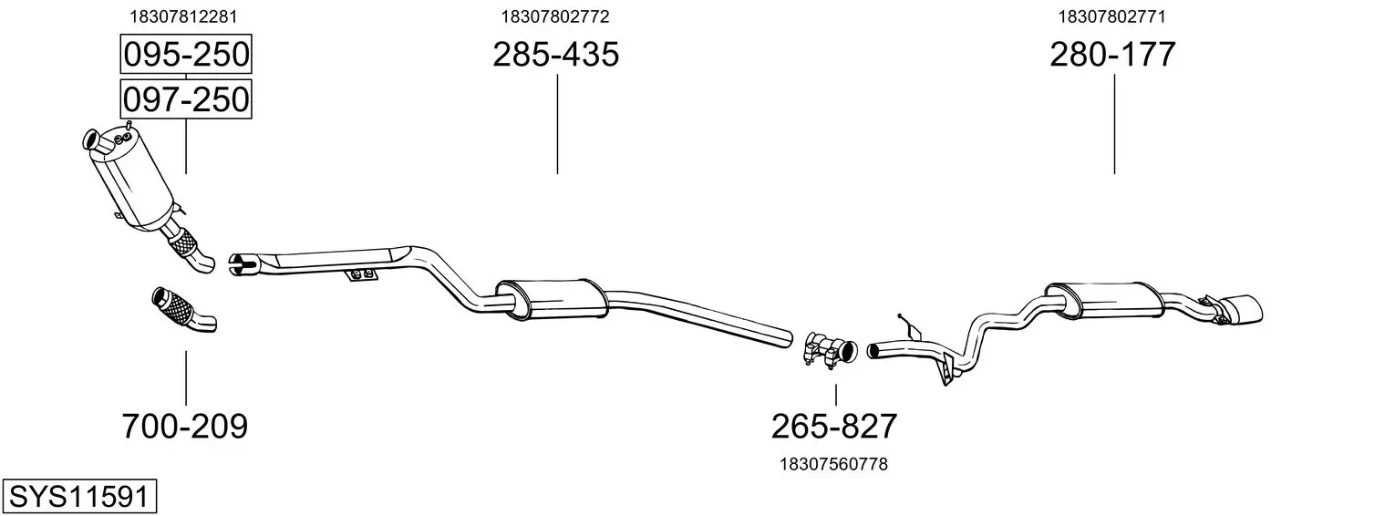 Изпускателна система BOSAL               