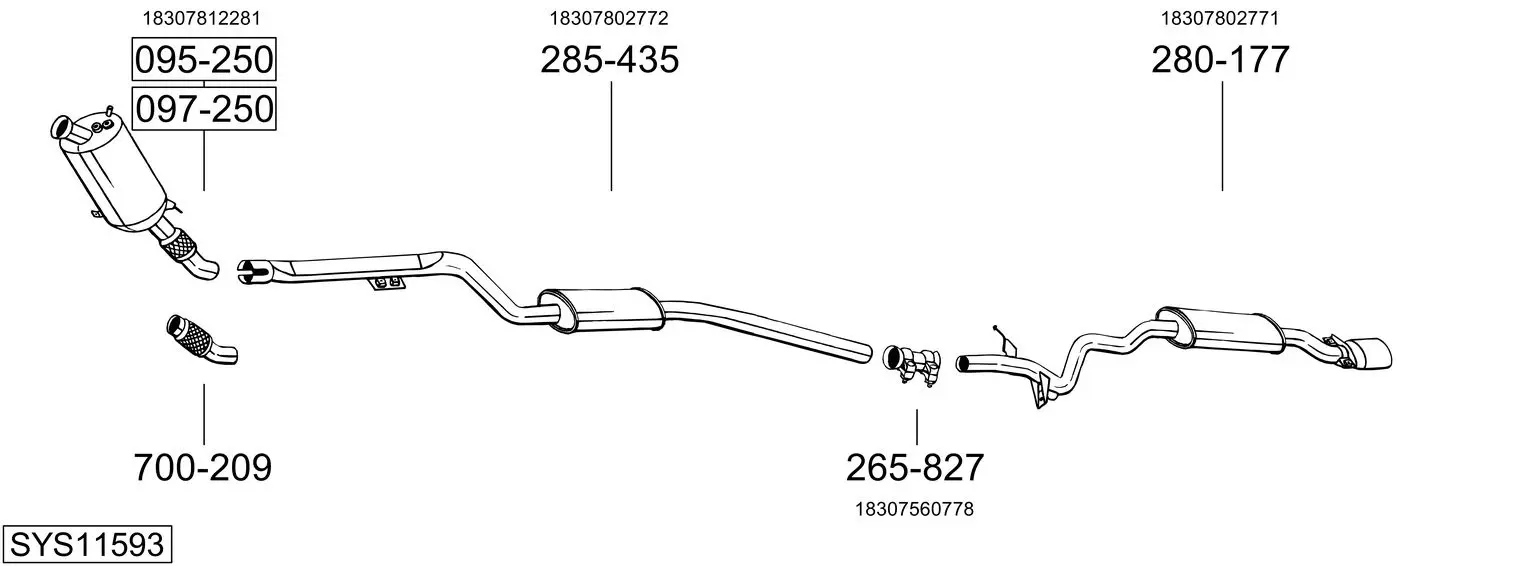 Изпускателна система BOSAL               