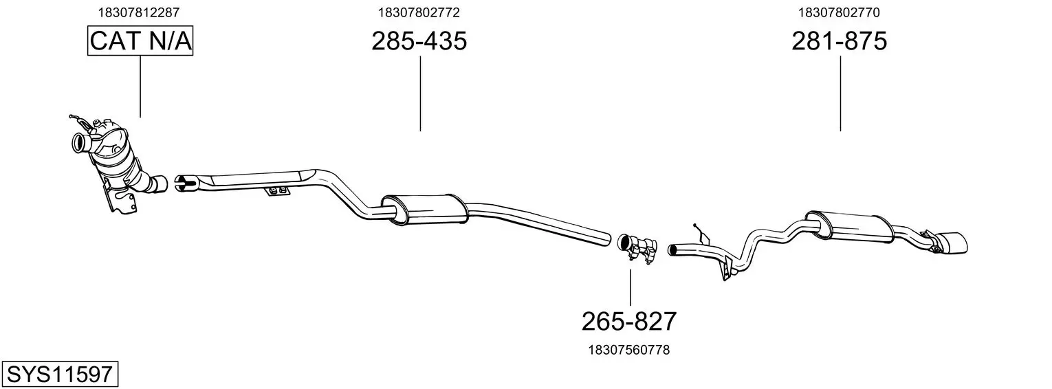 Изпускателна система BOSAL               
