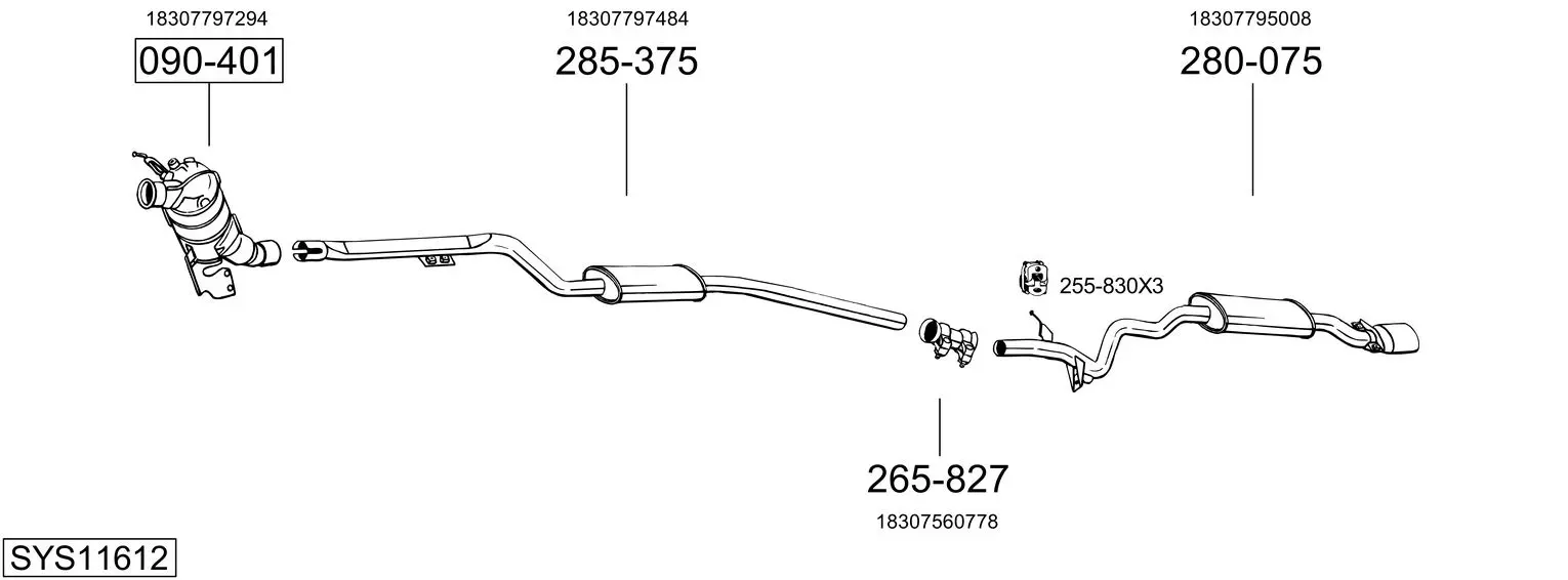Изпускателна система BOSAL               