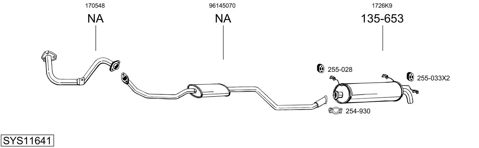 Изпускателна система BOSAL               