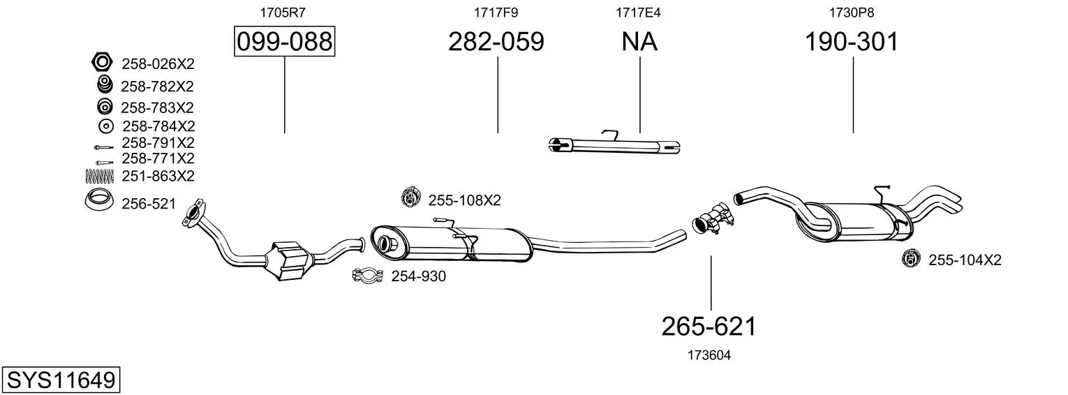 Изпускателна система BOSAL               