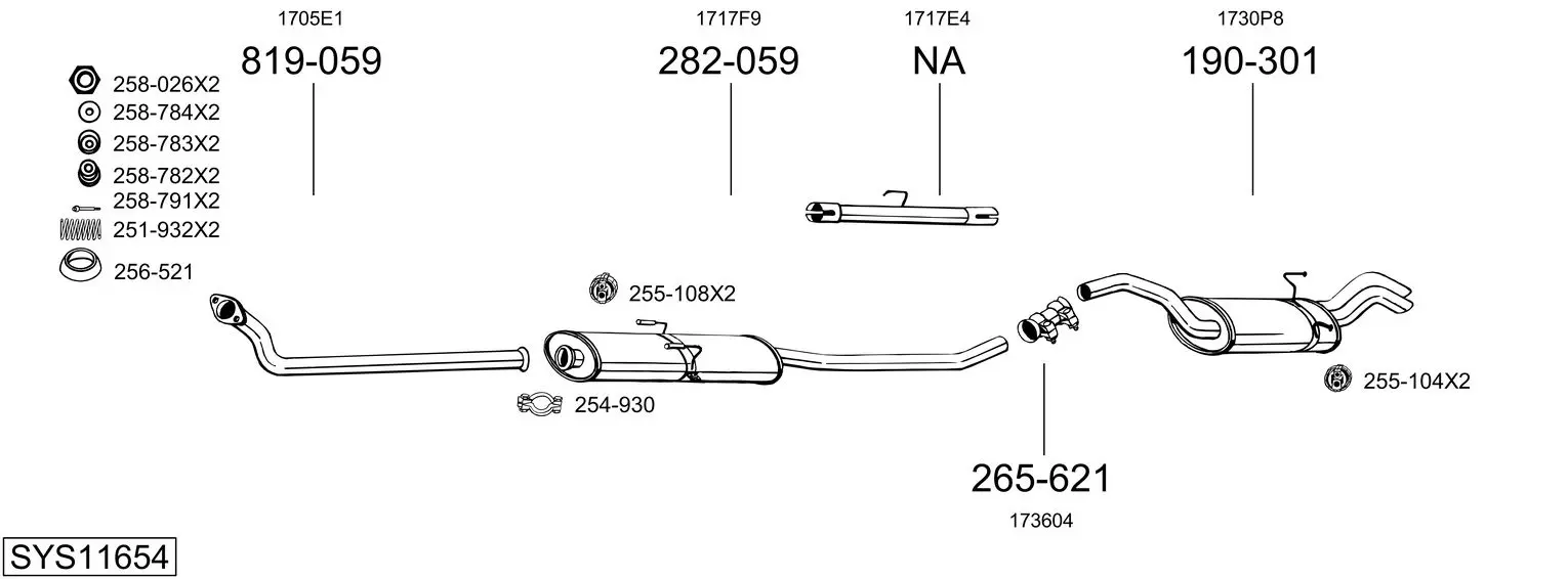 Изпускателна система BOSAL               