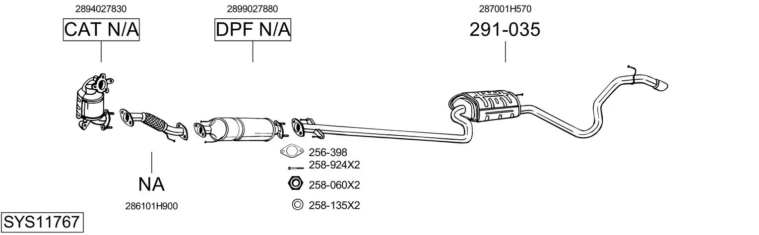 Изпускателна система BOSAL               