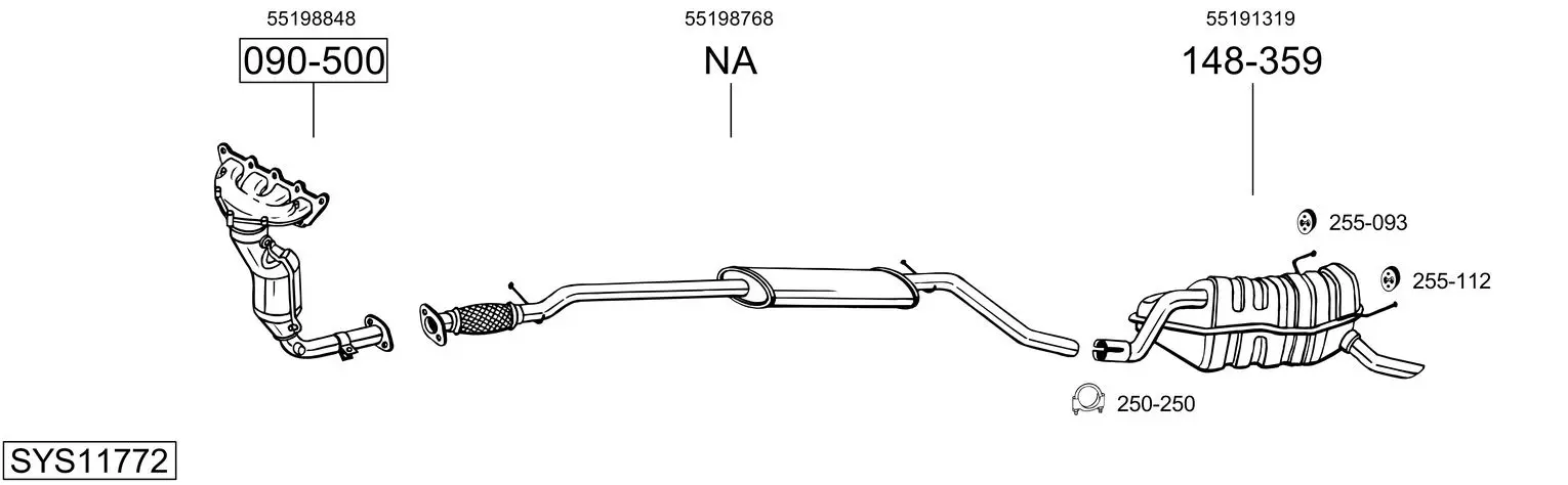 Изпускателна система BOSAL               