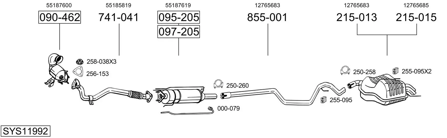 Изпускателна система BOSAL               