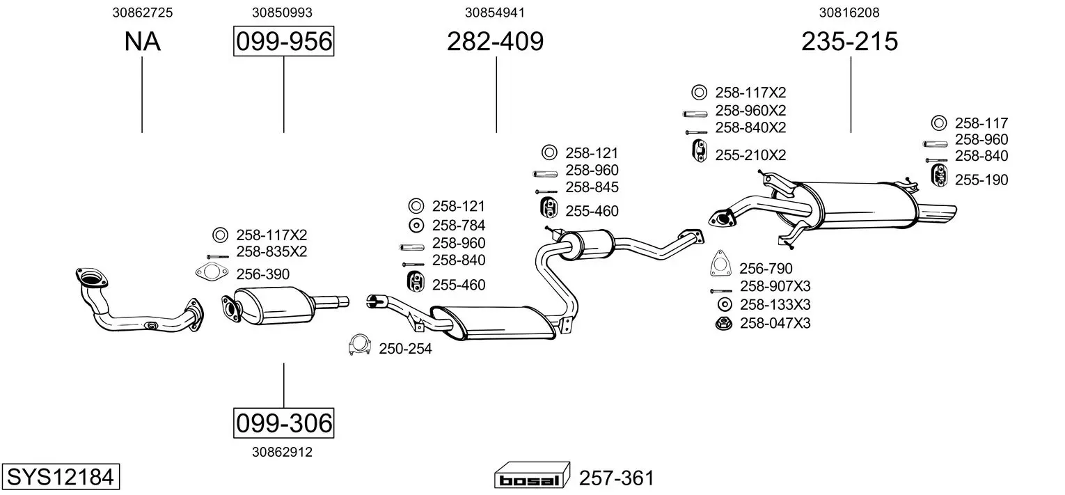 Изпускателна система BOSAL               