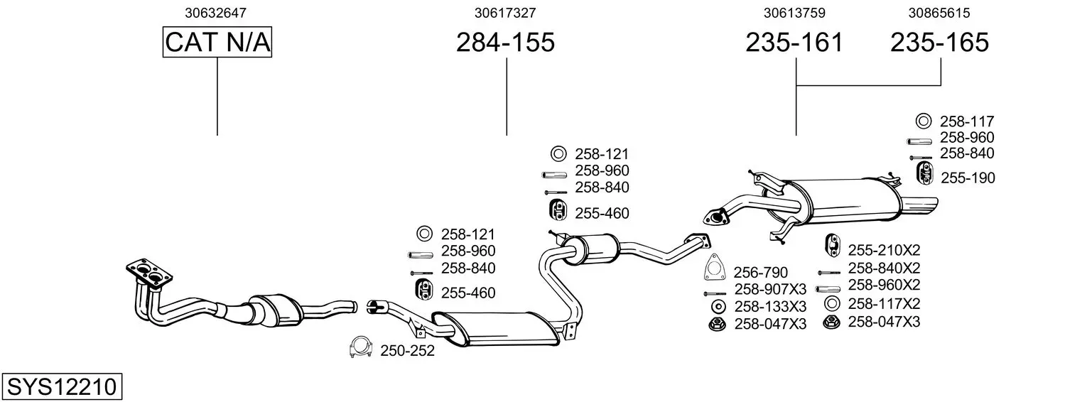 Изпускателна система BOSAL               