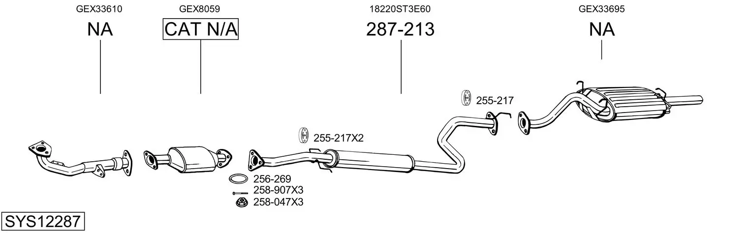 Изпускателна система BOSAL               
