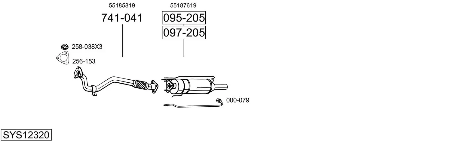Изпускателна система BOSAL               