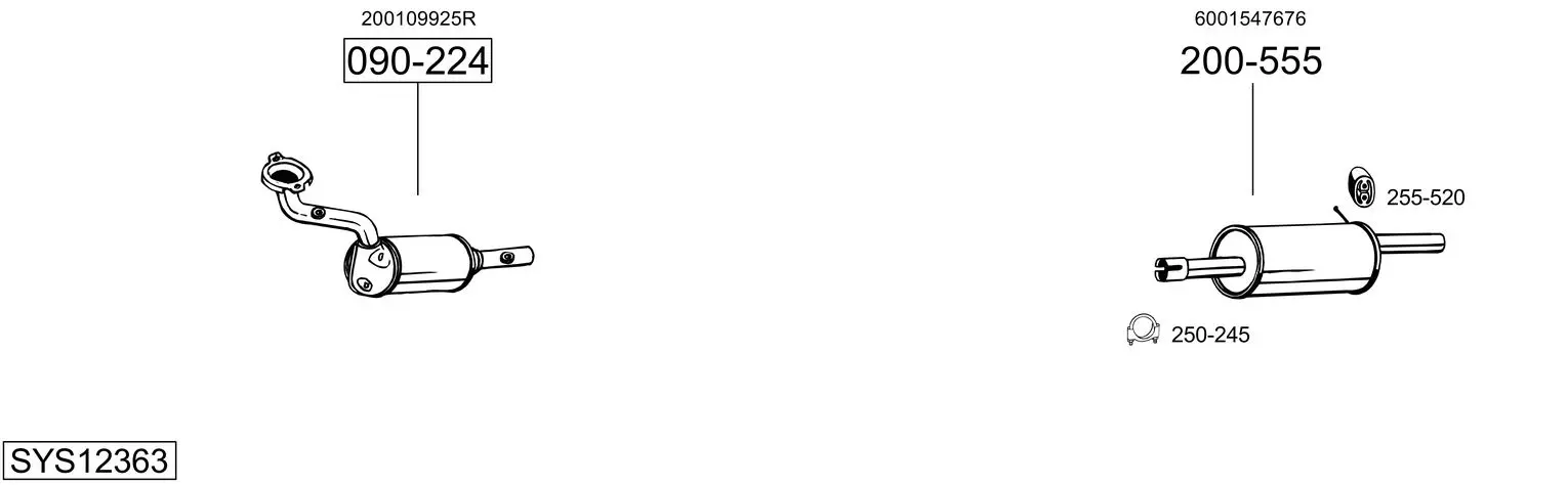 Изпускателна система BOSAL               