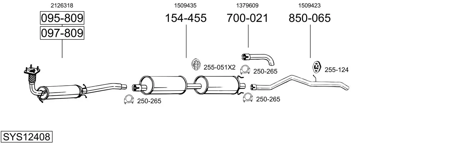 Изпускателна система BOSAL               
