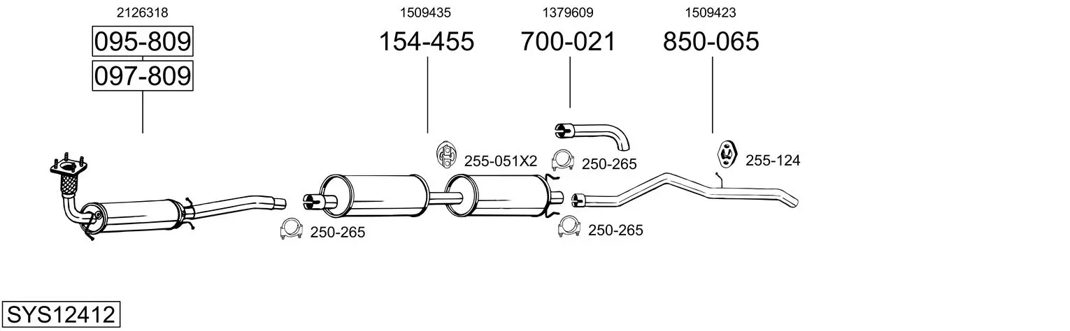 Изпускателна система BOSAL               
