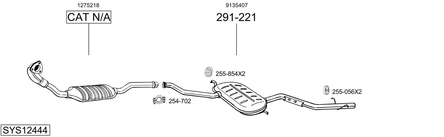 Изпускателна система BOSAL               
