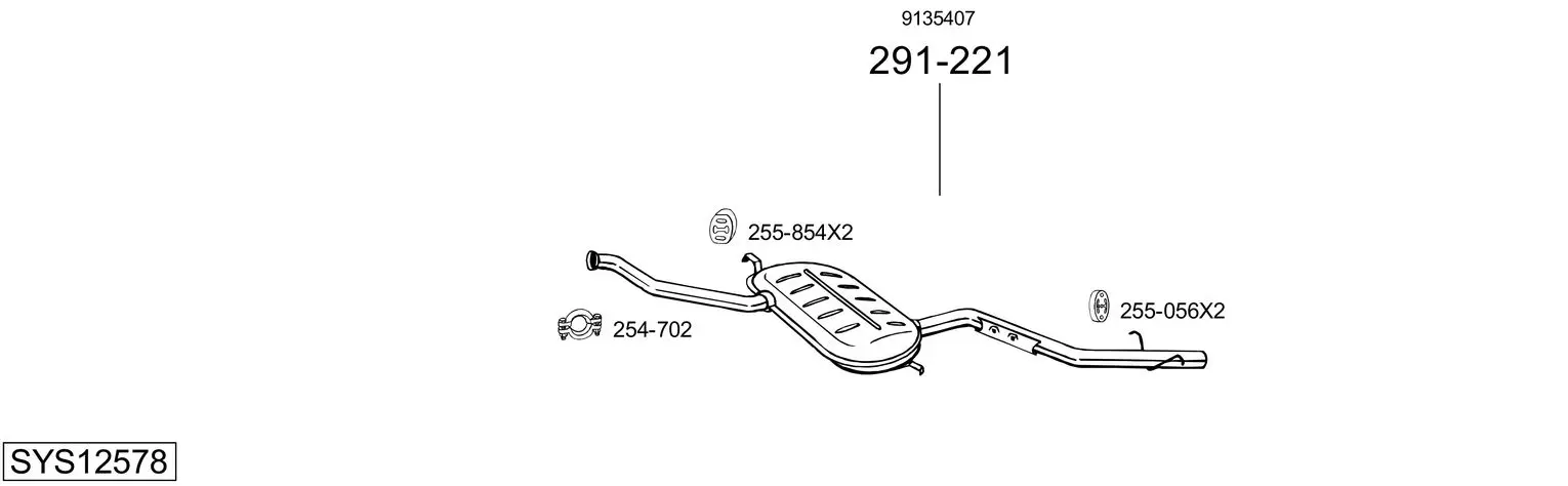 Изпускателна система BOSAL               