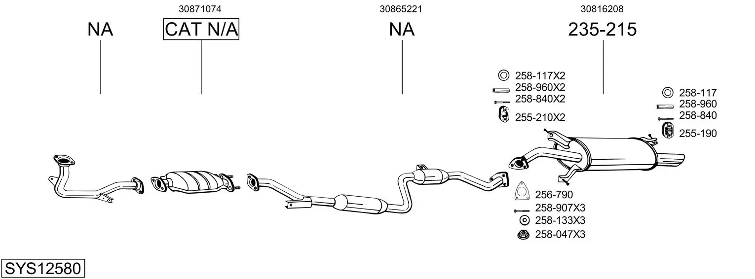 Изпускателна система BOSAL               