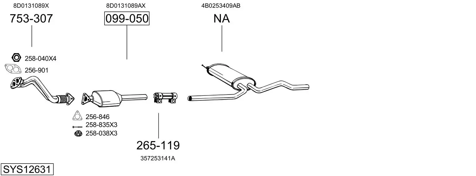 Изпускателна система BOSAL               