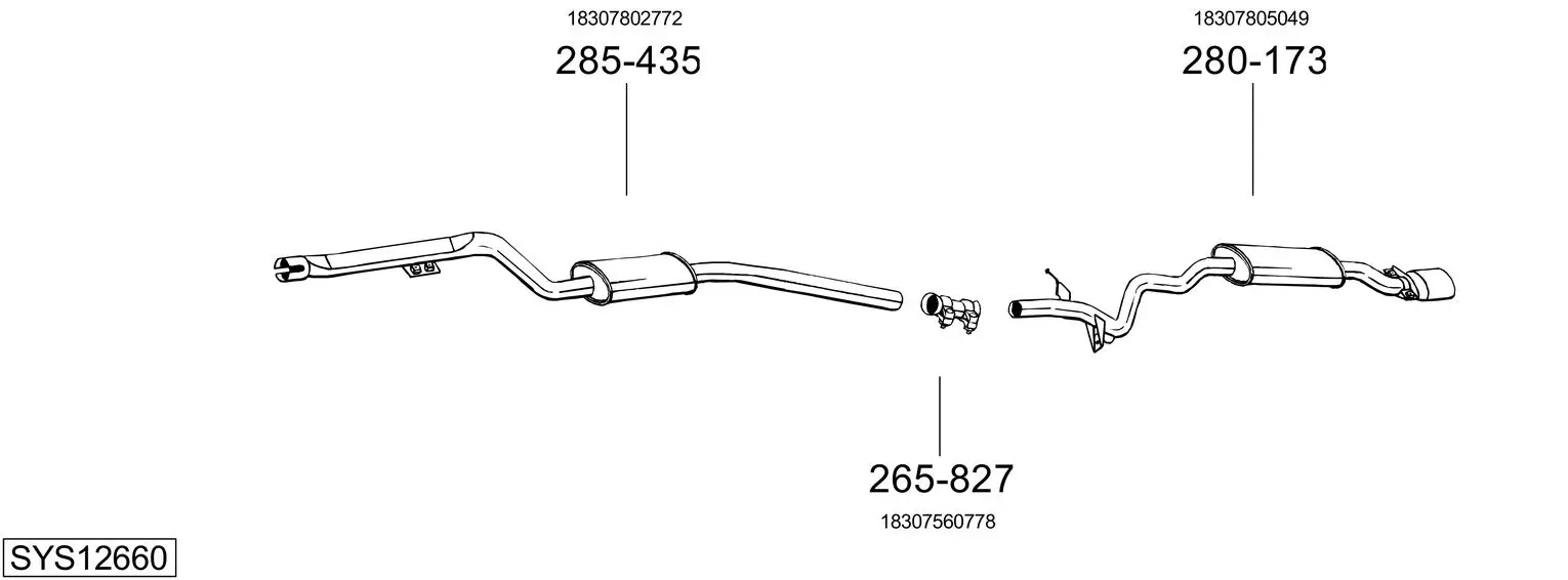 Изпускателна система BOSAL               