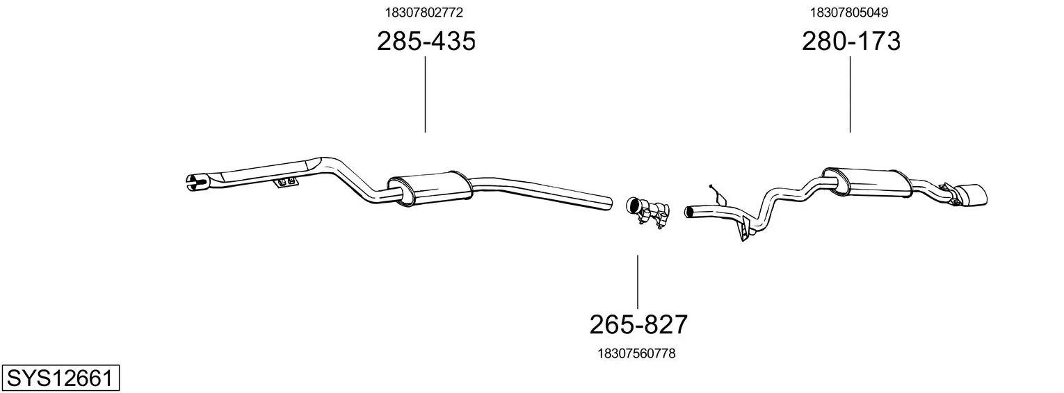 Изпускателна система BOSAL               