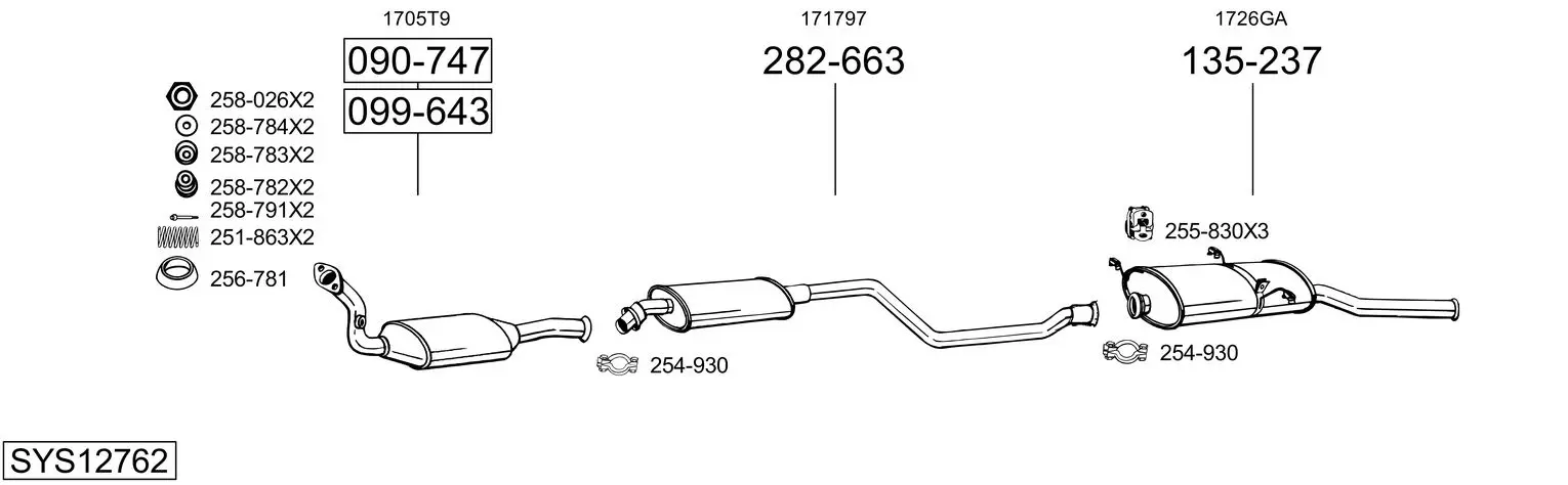 Изпускателна система BOSAL               